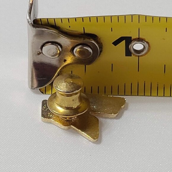 Future Business Leaders of America FBLA Logo Lapel Pin Gold Tone Red Blue - Picture 5 of 5